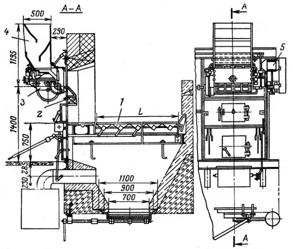 Механическая топка ПМЗ с решеткой из поворотных колосников Механическая топка ПМЗ
