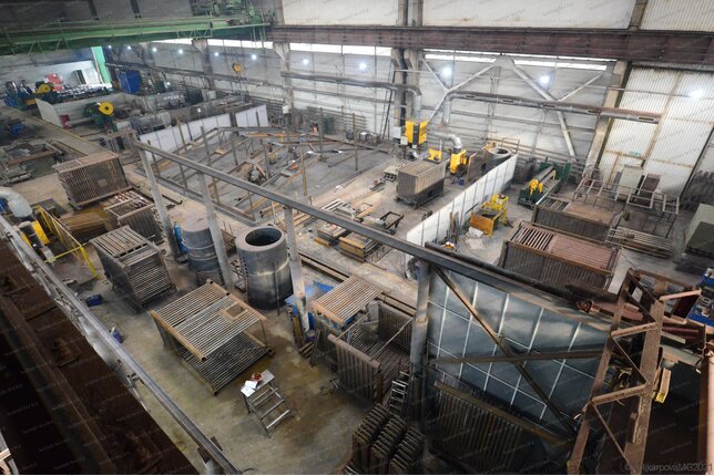 Газовый котел 0.5 МВт производство